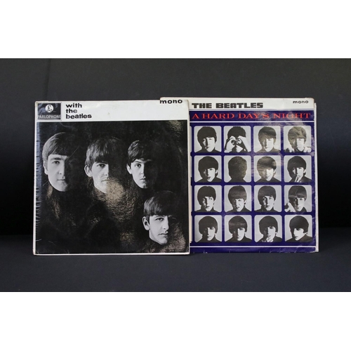 839 - Vinyl - 2 Beatles LPs to include With The Beatles (PMC 1206) Recording First Published and Dominion ... 