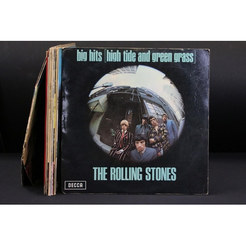 857 - Vinyl - 10 Rolling Stones LPs to include Big Hits (German pressing), Between the Buttons (Spanish pr... 