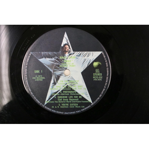 679 - Vinyl - 3 Ringo Starr LPs to include Self Titled x 2 (UK and Aus pressings) UK copy has detached boo... 