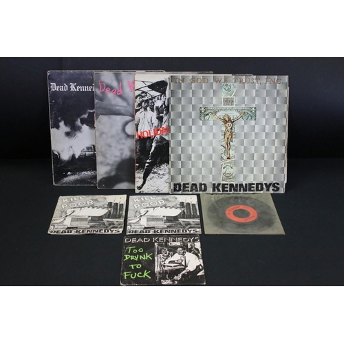 858 - Vinyl - Punk - Dead Kennedys 2 albums, 2 12” and 4 7” singles, to include Fresh Fruit For Rotting Ve... 