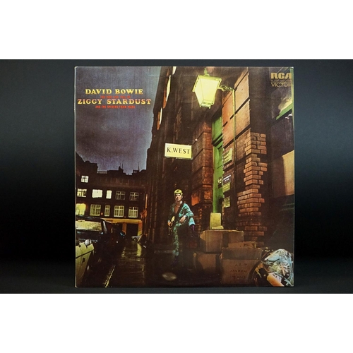 10 - Vinyl - David Bowie Ziggy Stardust SF8287 / LSP 4702 first press with 1E 1E matrices, printed pictur... 