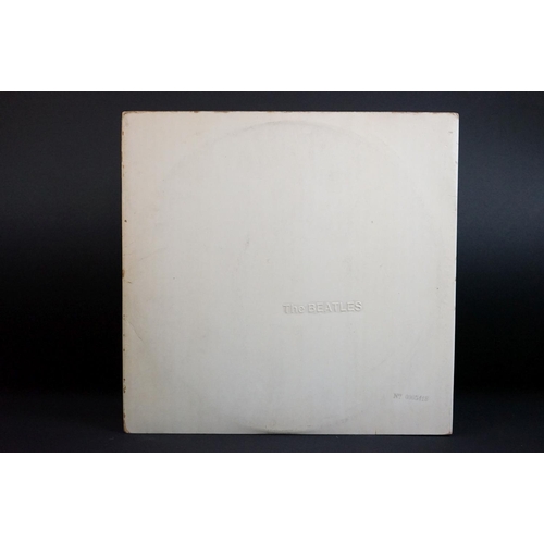 3 - Vinyl - The Beatles - White Album, mono top loader, low number 0005418, no EMI on the labels, Apple ... 