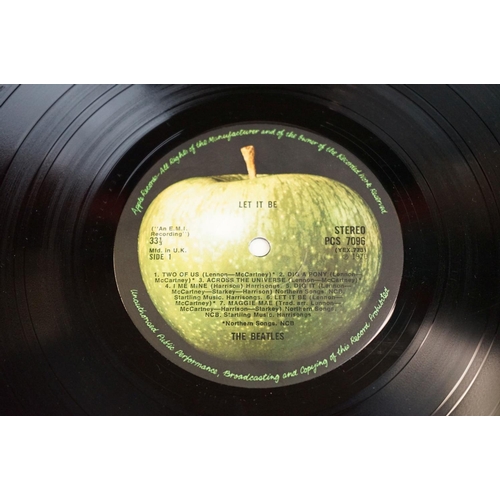 4 - Vinyl - The Beatles - Let It Be Box set on Apple Records PXS 1, original UK 1970 box and book, recor... 