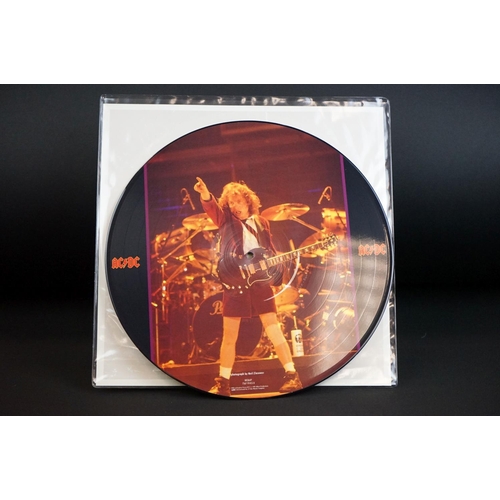 512 - Vinyl - ACDC The Razors Edge picture disc LP on ATCO Records WX 364P.  Card insert and vinyl Ex