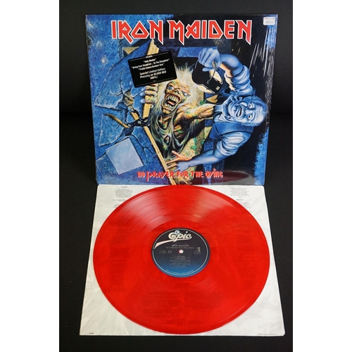 519 - Vinyl & Autograph - 12 Iron Maiden & related records to include No Prayer For The Dying limited edit... 