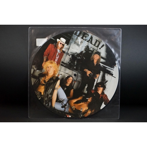 529 - Vinyl - 6 Guns N Roses picture / shaped / coloured vinyl to include Nightrain shaped pic disc (759 9... 