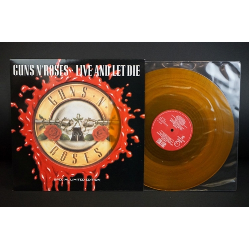 529 - Vinyl - 6 Guns N Roses picture / shaped / coloured vinyl to include Nightrain shaped pic disc (759 9... 