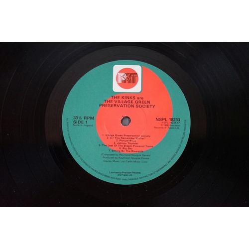 56 - Vinyl - The Kinks The Kinks Are The Village Green Preservation Society. 2 different pressings to inc... 