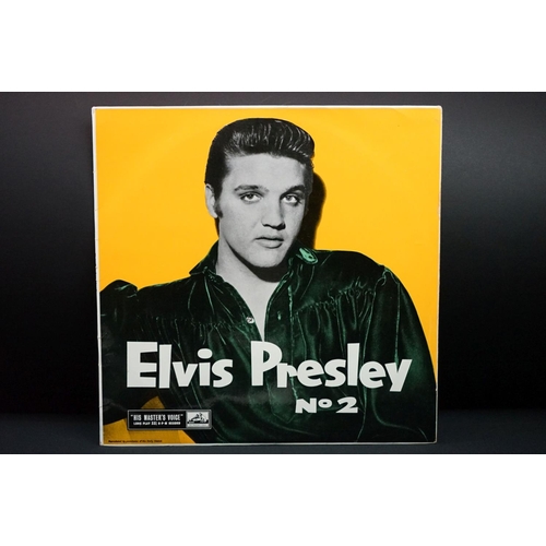 57 - Vinyl - Elvis Presley No 2 original UK 1957 press with gold lettering on His Master’s Voice Records ... 