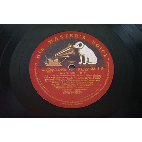 57 - Vinyl - Elvis Presley No 2 original UK 1957 press with gold lettering on His Master’s Voice Records ... 