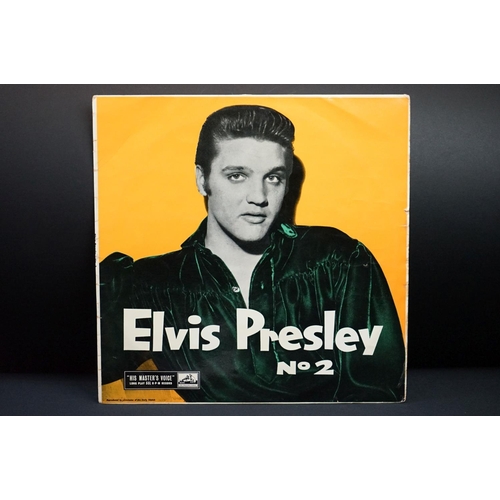 58 - Vinyl - Elvis Presley No 2 original UK 1957 press with gold lettering on His Master’s Voice Records ... 