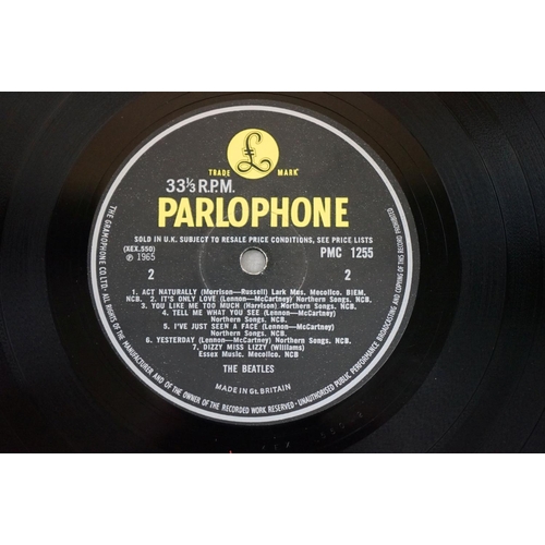 66 - Vinyl - The Beatles Help! PMC 1255.  The Gramophone Co Ltd and Sold In The UK to label, Emitex inner... 