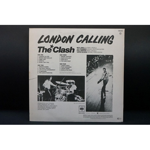 73 - Vinyl – 6 The Clash LPs and 2 12” singles to include Sandinista (Original UK triple album with hype ... 