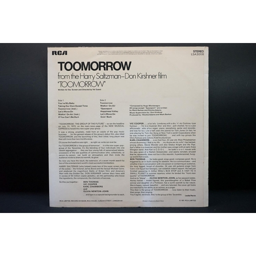 91 - Vinyl - Toomorrow self titled on RCA Records LSA 3008.  Original UK 1970 1st pressing featuring Oliv... 