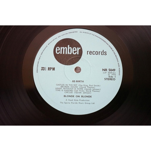 92 - Vinyl - Psych / Prog - Blonde On Blonde Rebirth on Ember Records NR 5049.  Original UK 1970 1st pres... 