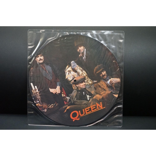 546 - Vinyl - 9 Queen & related picture and shaped discs to include Headlong, Breakthru, Innuendo, I'm Goi... 