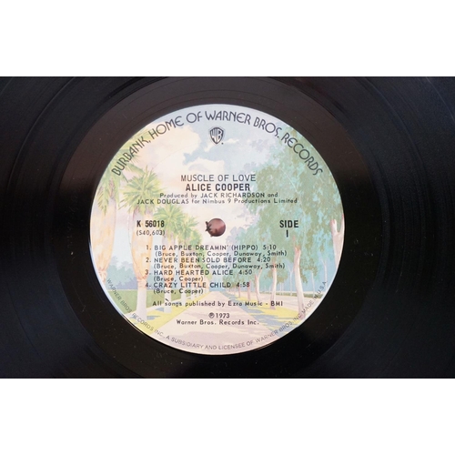 555 - Vinyl - 6 Alice Cooper LPs to include Pretties For You (US press on Straight / Warner) gatefold slee... 