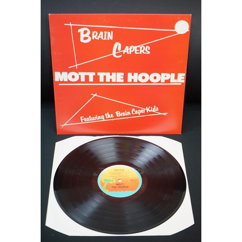 556 - Vinyl - 6 Mott The Hoople & members LPs to include self titled, Mad Shadows, Wildlife, Brain Capers ... 