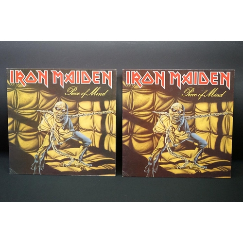 567 - Vinyl - 11 Iron Maiden LPs to include Fear Of The Dark (gatefold), Self Titled (EMC 3330), Seventh S... 