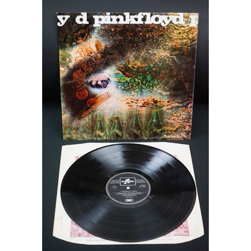 23 - Vinyl – Two copies of Pink Floyd A Saucerful Of Secrets to include an original UK 1969 press with on... 