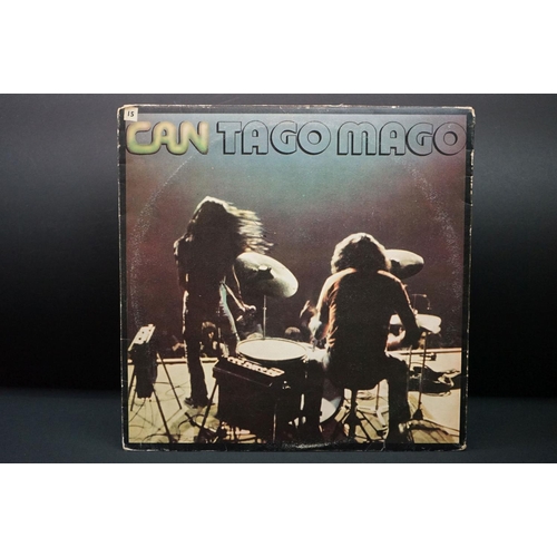 31 - Vinyl Can Tago Mago UAD 6009/10 double LP with flip top sleeve.  Small '15' sticker to top right fro... 