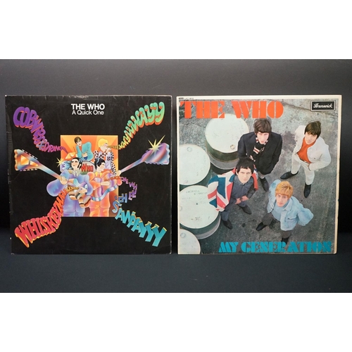 33 - Vinyl - The Who - 2 original UK pressing albums to include:  My Generation (original UK 1965 1st pre... 