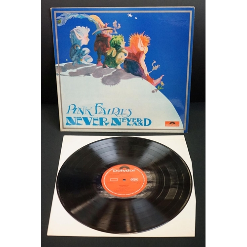 203 - Vinyl - 4 Original Pink Fairies UK pressing albums to include Never Never Land, What A Bunch Of Swee... 