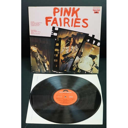 203 - Vinyl - 4 Original Pink Fairies UK pressing albums to include Never Never Land, What A Bunch Of Swee... 