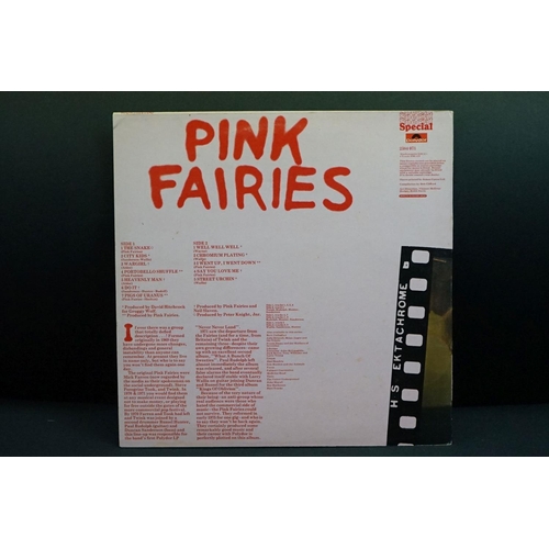 203 - Vinyl - 4 Original Pink Fairies UK pressing albums to include Never Never Land, What A Bunch Of Swee... 