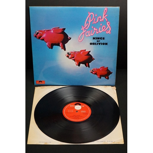 203 - Vinyl - 4 Original Pink Fairies UK pressing albums to include Never Never Land, What A Bunch Of Swee... 