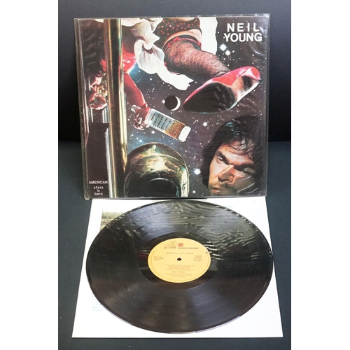 205 - Vinyl – 9 Neil Young LPs to include Neil Young (UK and USA copies), Harvest (Dutch white vinyl issue... 