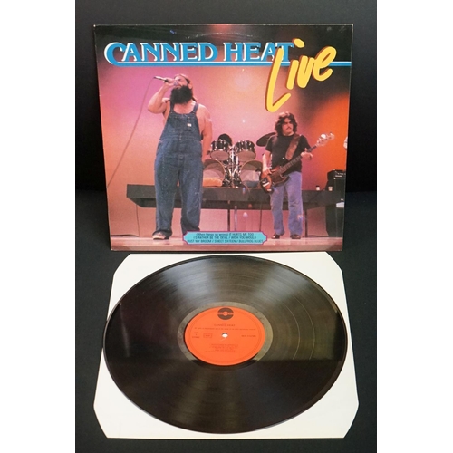 207 - Vinyl – 10 Canned Heat albums to include Living The Blues (Original UK Double, Mono), Boogie With Ca... 