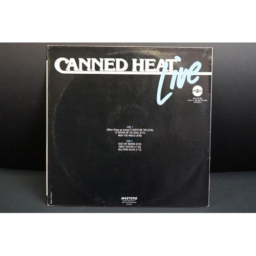 207 - Vinyl – 10 Canned Heat albums to include Living The Blues (Original UK Double, Mono), Boogie With Ca... 