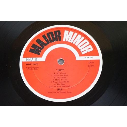 211 - Vinyl - Psych - July - July original UK 1st Pressing 1968 Mono, Major Minor Records, MMLP 29, vinyl ... 