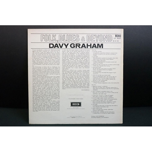 213 - Vinyl - Folk Rock - 2 original UK 1st pressing albums by Davy Graham, to include: Midnight Man (1966... 