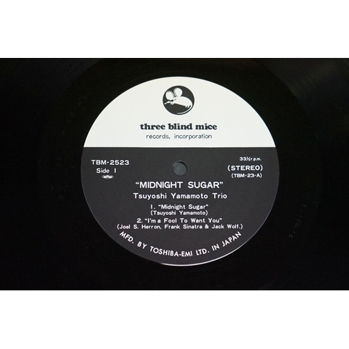 225 - Vinyl - Jazz - Yamamoto, Tsuyoshi Trio – Midnight Sugar on Three Blind Mice TBM-23.  Includes one si... 