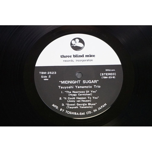 225 - Vinyl - Jazz - Yamamoto, Tsuyoshi Trio – Midnight Sugar on Three Blind Mice TBM-23.  Includes one si... 