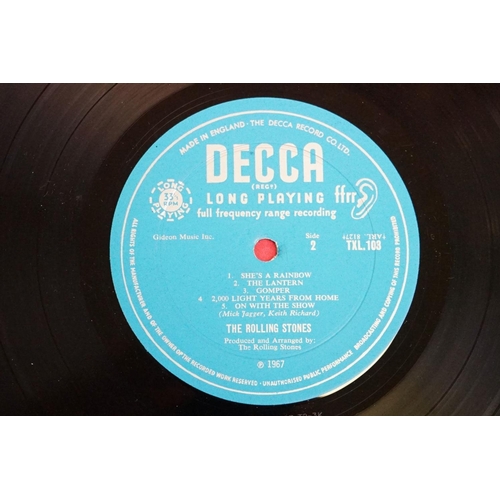 227 - Vinyl - The Rolling Stones Their Satanic Majesties Request on Decca TXL 103, mono with gatefold lent... 