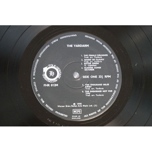 245 - Vinyl - Acid Folk - The Yardarm - The Yardarm (original UK 1970 1st pressing, Mono, Folk Heritage Re... 