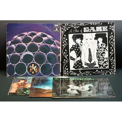 246 - Vinyl - Psych - 5 original UK Psych rarities albums to include: The Cake - A Slice Of The Cake (orig... 