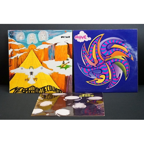 247 - Vinyl - Psych - The Move - 3 original UK 1st pressing albums, to include: The Move (original UK 1st ... 