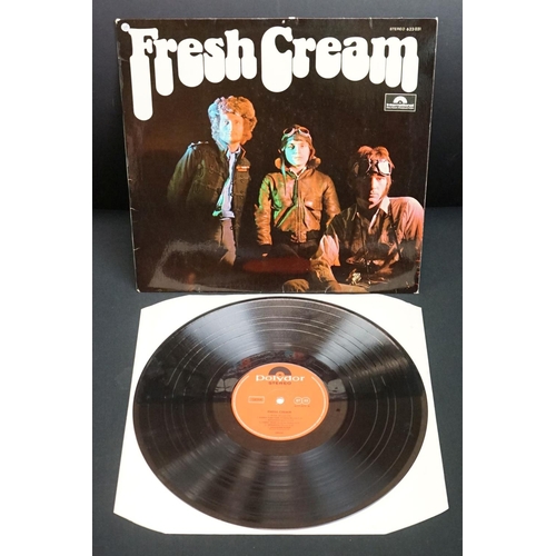 331 - Vinyl 4 copies of Cream Fresh Cream to include an Original UK 1966 Mono 593 001 (VG+ / EX), UK Polyd... 