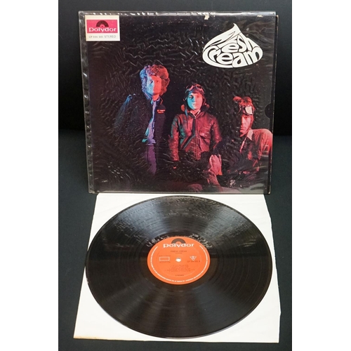 331 - Vinyl 4 copies of Cream Fresh Cream to include an Original UK 1966 Mono 593 001 (VG+ / EX), UK Polyd... 