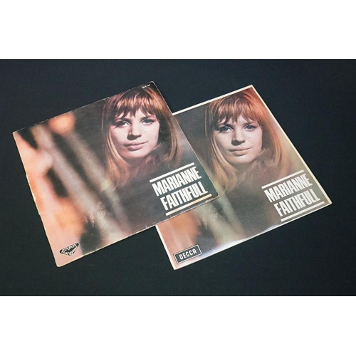 335 - Vinyl – 10 Marianne Faithfull - 10 albums featuring original early pressings and rarities to include... 