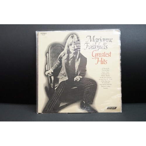 335 - Vinyl – 10 Marianne Faithfull - 10 albums featuring original early pressings and rarities to include... 