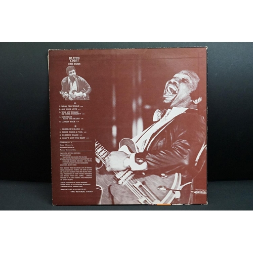 489 - Vinyl - Blues - 4 rare original albums, to include: Otis Rush - Blues Live! (original Japanese 1st p... 