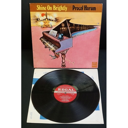 499 - Vinyl – 6 Procol Harum albums to include Shine On Brightly (Original UK 1st stereo pressing on Regal... 