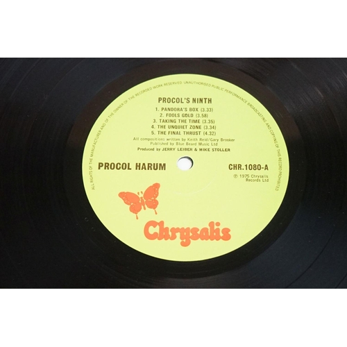 499 - Vinyl – 6 Procol Harum albums to include Shine On Brightly (Original UK 1st stereo pressing on Regal... 