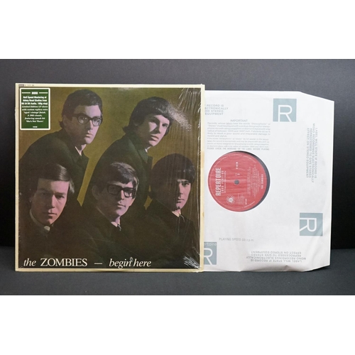 630 - Vinyl – 7 Zombies and related LPs to include Begin Here (2013 UK Limited Edition Remastered, Mono 18... 