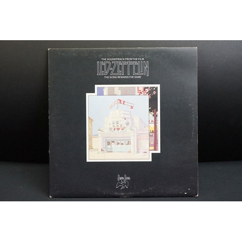 664 - Vinyl - 3 Led Zeppelin LPs to include One (ATL 40031) green and orange Atlantic labels German press,... 